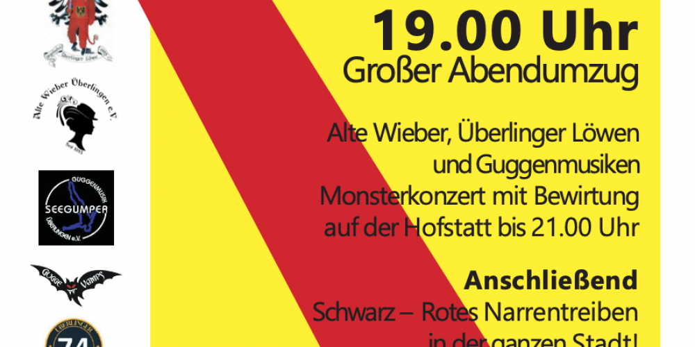 Wieberjuck zum Monstergugg am Schmotzigen Dunschdig um 19 Uhr